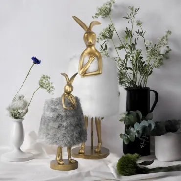 Настольная лампа LOFT IT Lapine 10315/A White fluff от ImperiumLoft