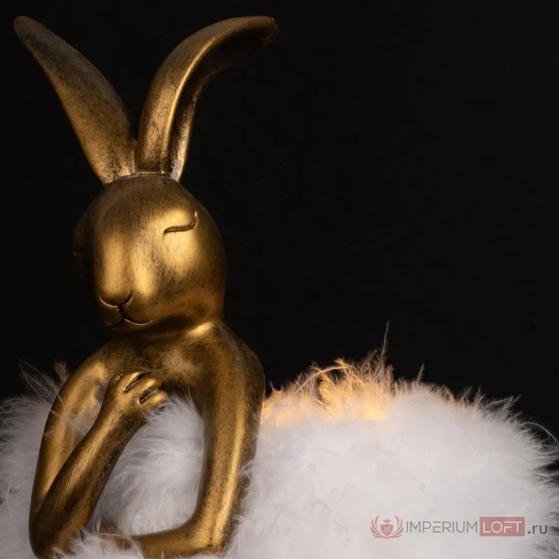 Настольная лампа LOFT IT Lapine 10315/A White fluff от ImperiumLoft