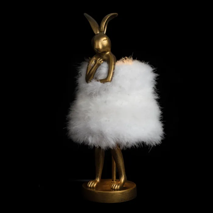 Настольная лампа LOFT IT Lapine 10315/A White fluff от ImperiumLoft