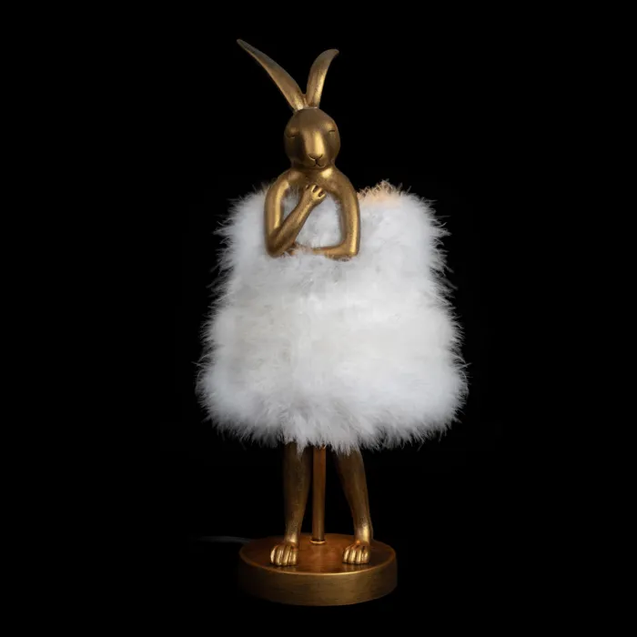 Настольная лампа LOFT IT Lapine 10315/A White fluff от ImperiumLoft