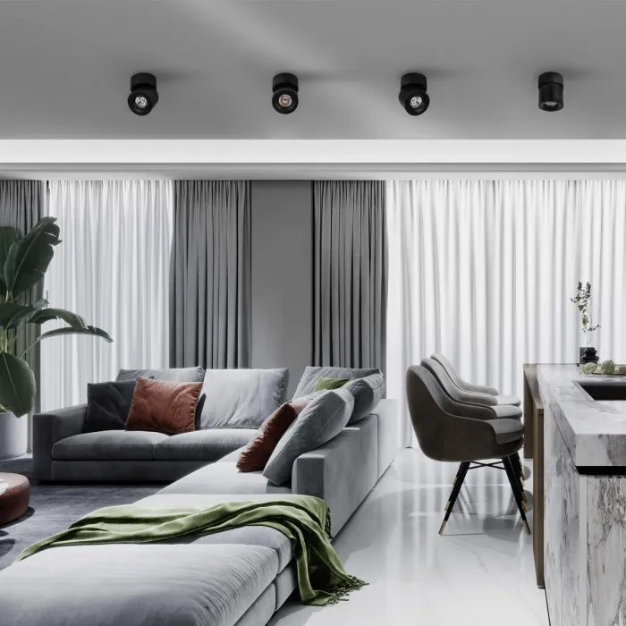 Накладной светильник Loft it Tictac 10180 Black 4000K от ImperiumLoft