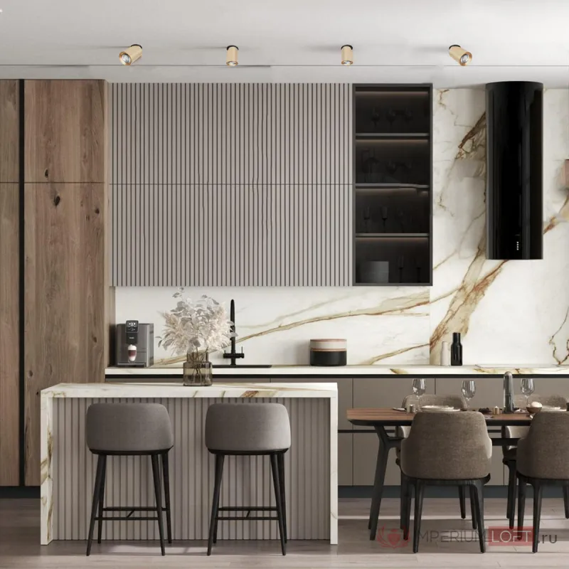 Встраиваемый светильник LOFT IT Bar 10345 Black от ImperiumLoft