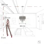Подвесная люстра Loft it Opera 10406/660 от ImperiumLoft