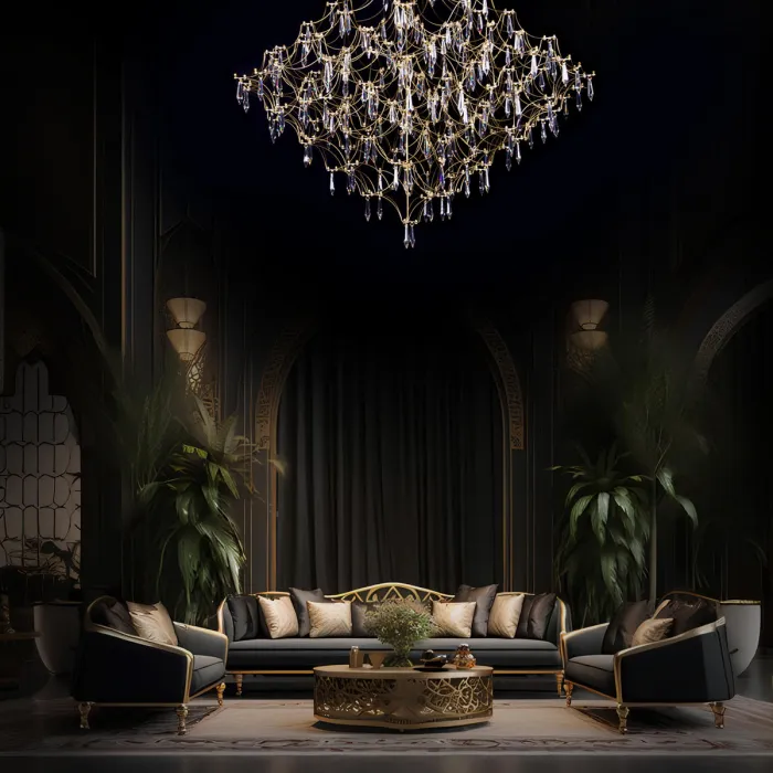 Подвесной светильник LOFT IT Mira 10259/800 Gold Asfour от ImperiumLoft
