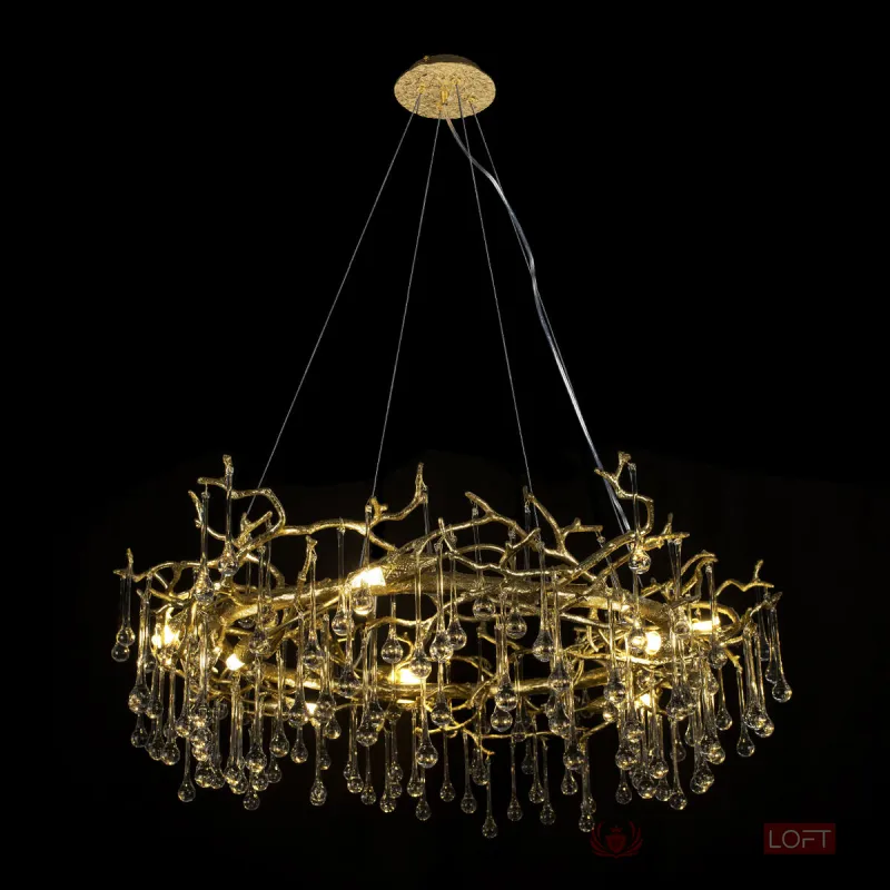 Подвесная люстра LOFT IT Bijout 10068/800 GD от ImperiumLoft