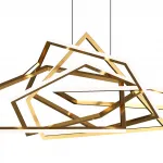 Подвесной светильник Loft it Ring 1 10028 Цвет арматуры золото Цвет плафонов золото от ImperiumLoft