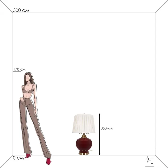 Настольная лампа LOFT IT Ruby 10267T/L от ImperiumLoft