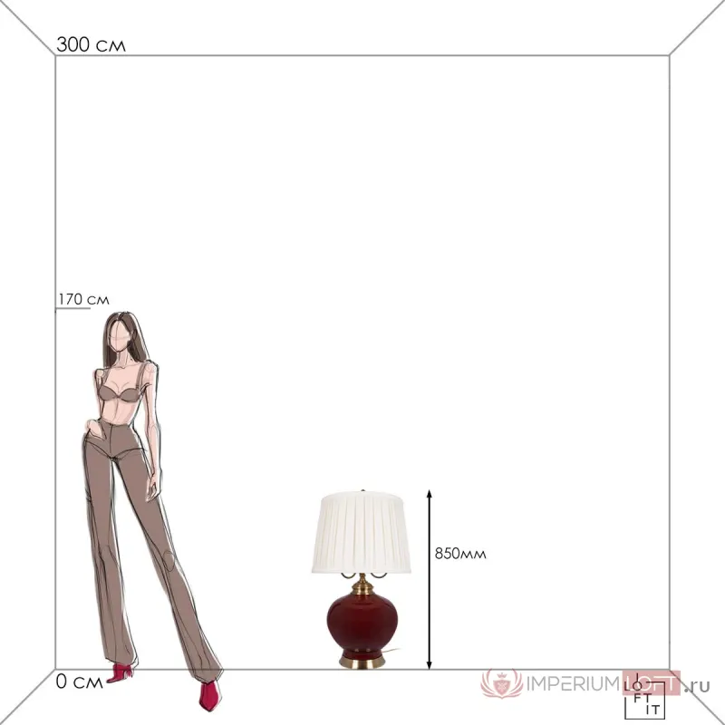 Настольная лампа LOFT IT Ruby 10267T/L от ImperiumLoft