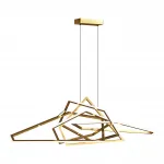 Подвесной светильник Loft it Ring 1 10028 Цвет арматуры золото Цвет плафонов золото от ImperiumLoft