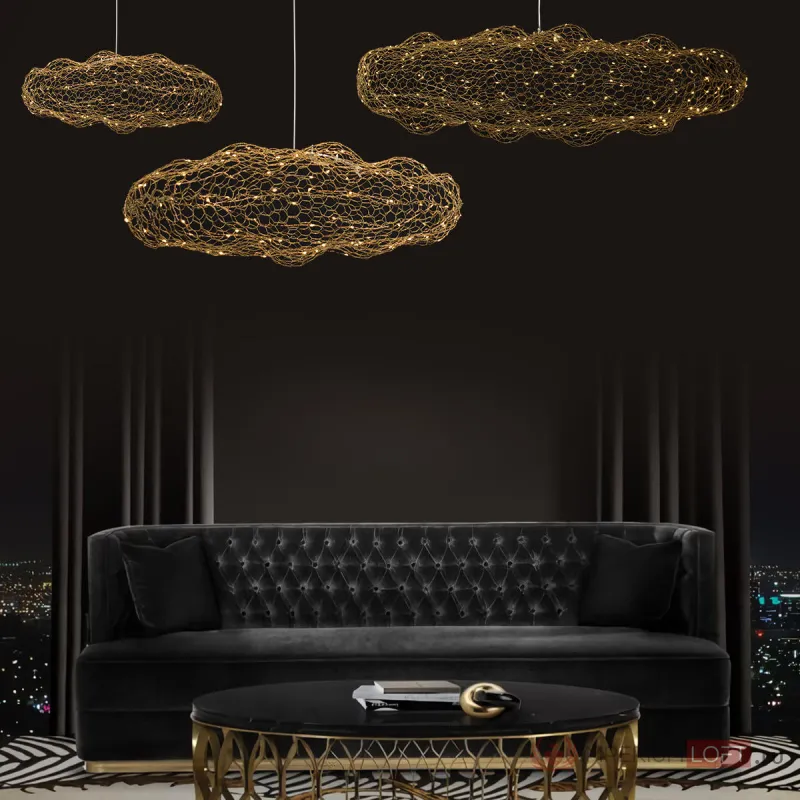 Подвесной светильник LOFT IT Cloud 10247/1000 Gold от ImperiumLoft