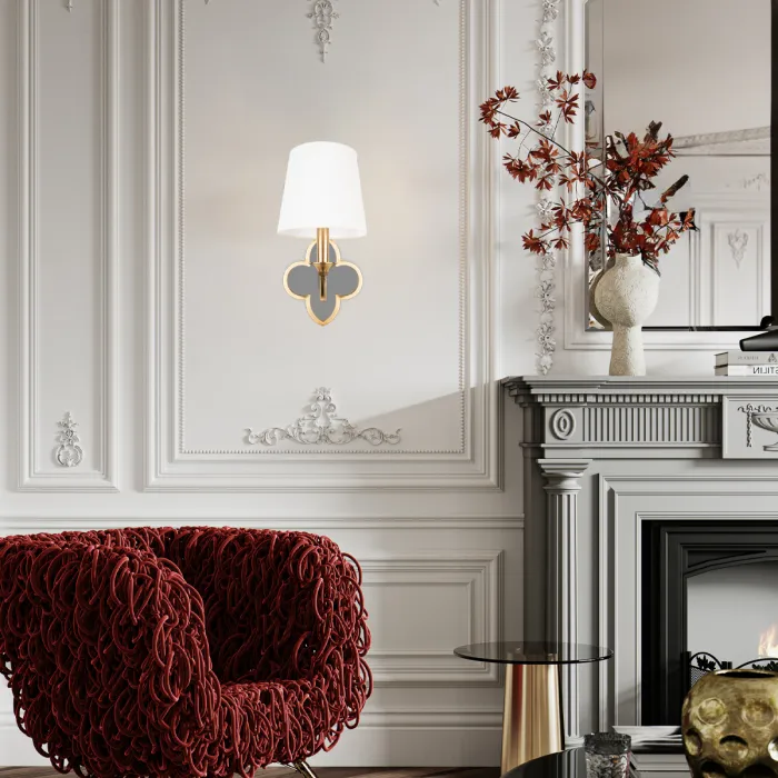 Настенный светильник Loft it Silence 10303W/B Copper black от ImperiumLoft