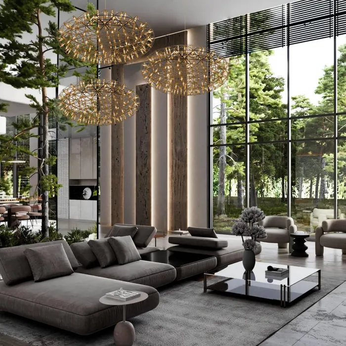 Подвесной светильник LOFT IT Raimond 9027-75 Gold от ImperiumLoft
