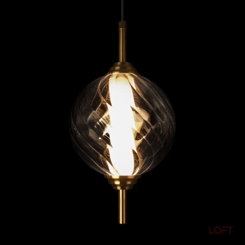 Подвесные светильники Loft it Helix 10421/B Smoke от ImperiumLoft