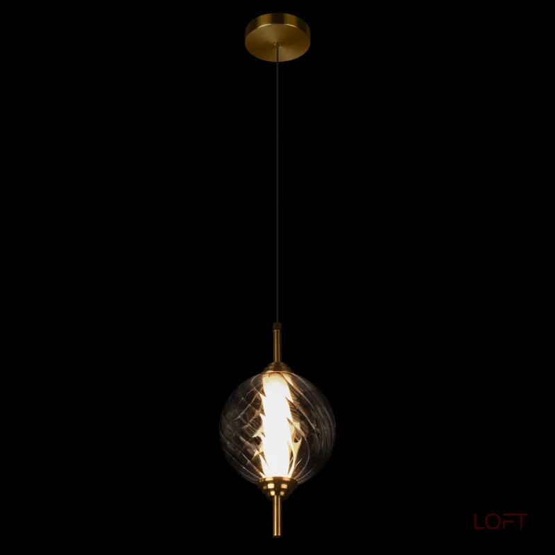 Подвесные светильники Loft it Helix 10421/B Smoke от ImperiumLoft