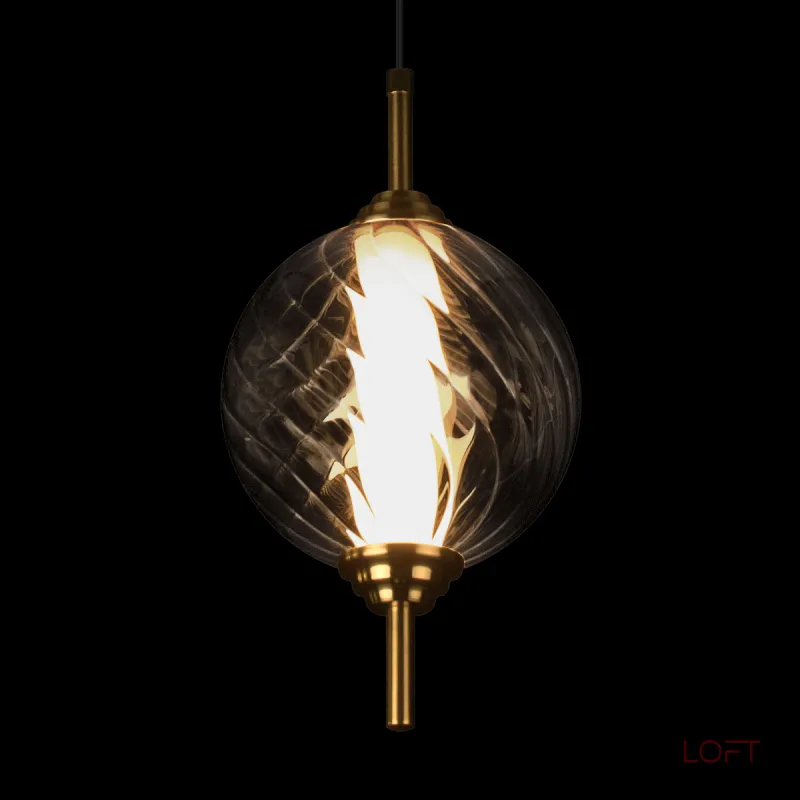 Подвесные светильники Loft it Helix 10421/B Smoke от ImperiumLoft