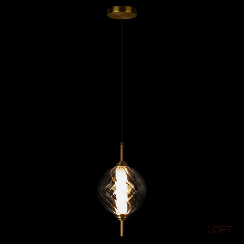 Подвесные светильники Loft it Helix 10421/B Smoke от ImperiumLoft
