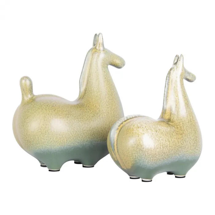 Статуэтка LOFT IT Horse (2 штуки) 10283 Green от ImperiumLoft