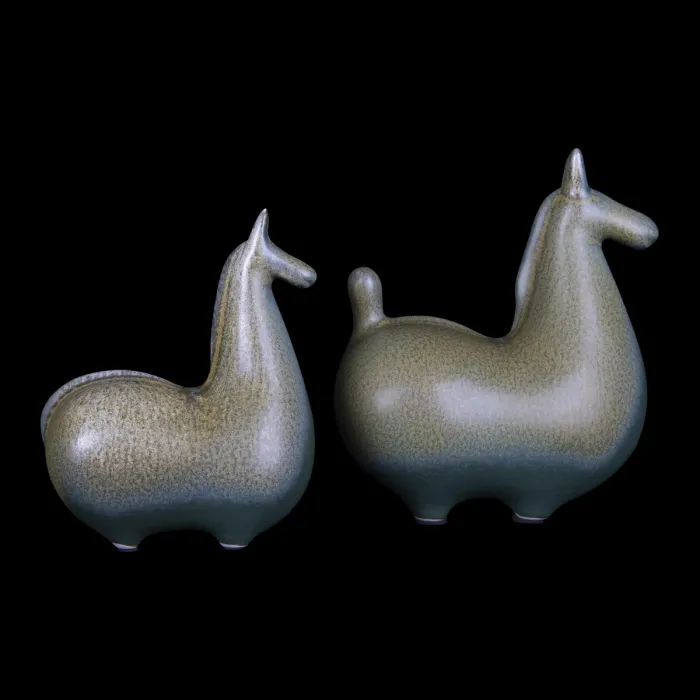 Статуэтка LOFT IT Horse (2 штуки) 10283 Green от ImperiumLoft