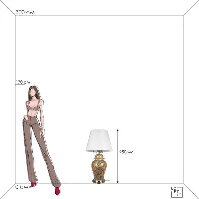 Настольная лампа LOFT IT Sense 10268T от ImperiumLoft