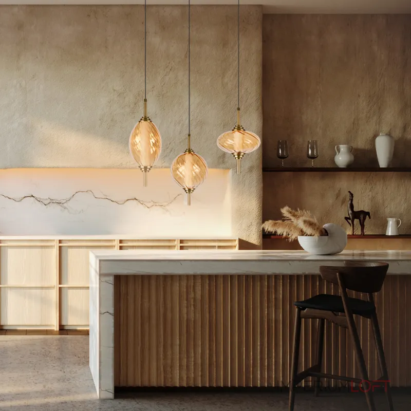 Подвесные светильники Loft it Helix 10421/C Amber от ImperiumLoft