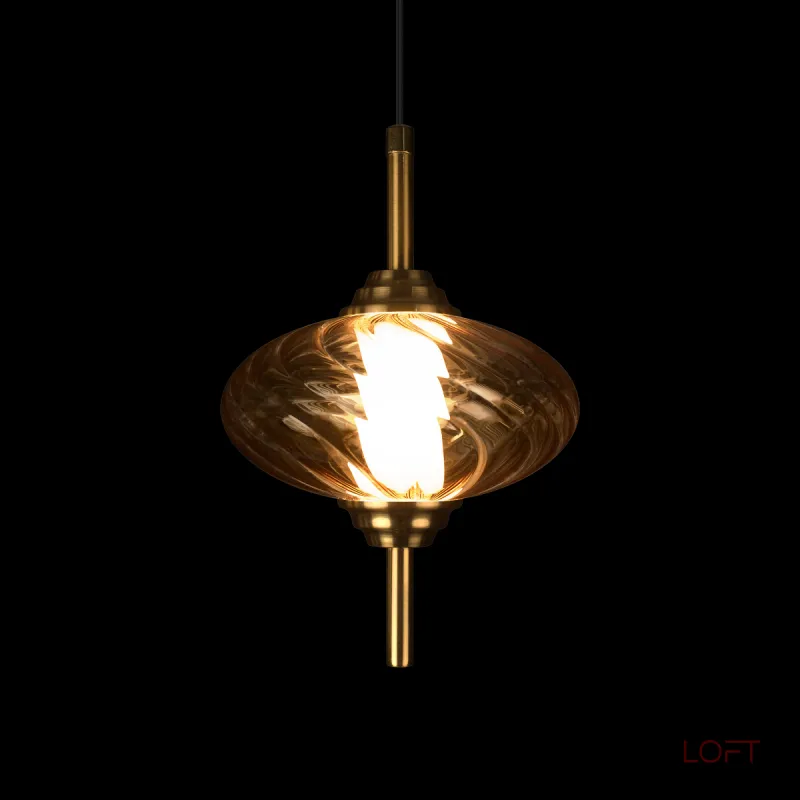 Подвесные светильники Loft it Helix 10421/C Amber от ImperiumLoft