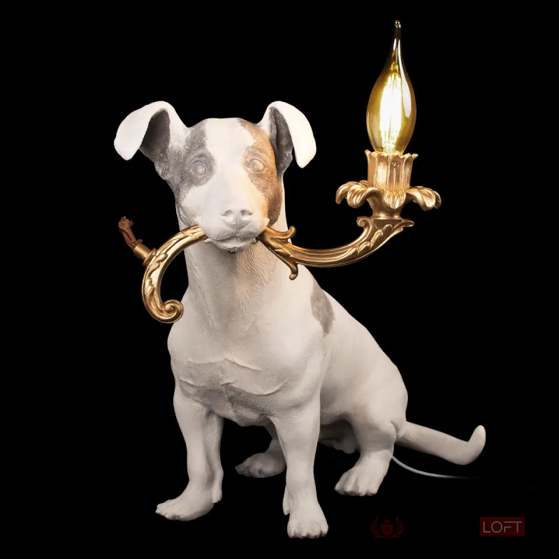Настольная лампа LOFT IT Dog 10312 Grey от ImperiumLoft