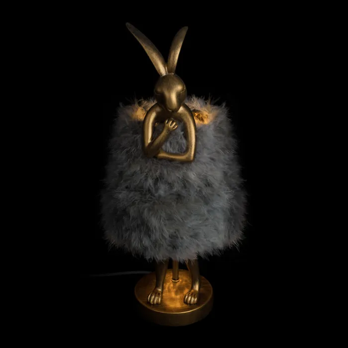 Настольная лампа LOFT IT Lapine 10315/A Grey fluff от ImperiumLoft