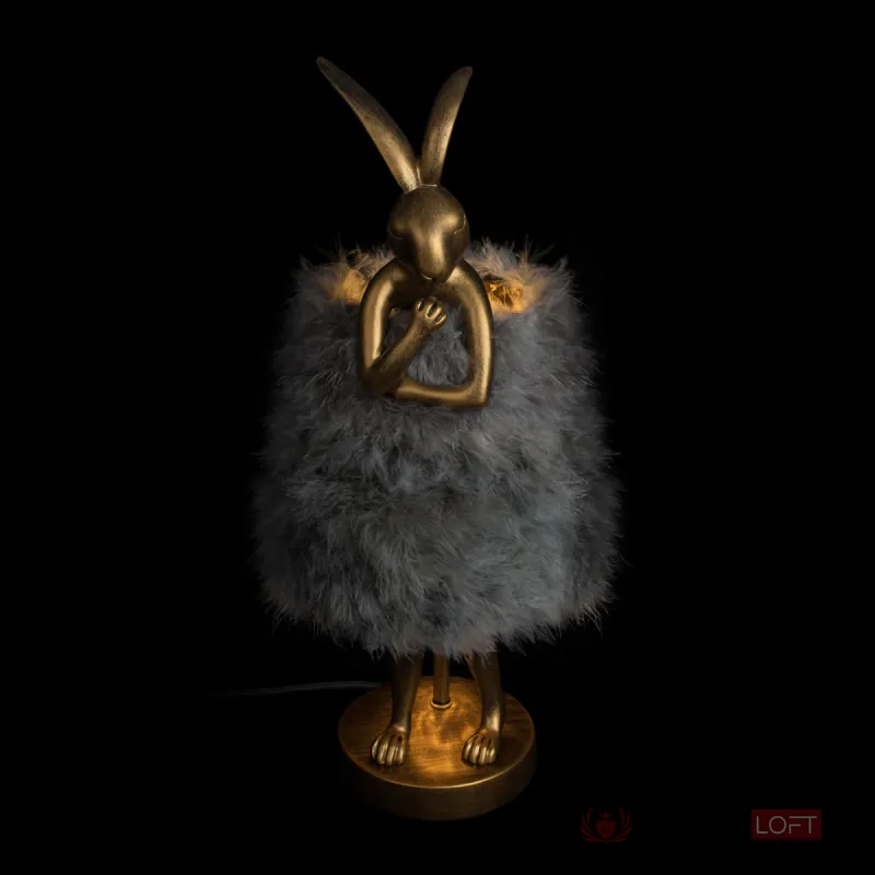 Настольная лампа LOFT IT Lapine 10315/A Grey fluff от ImperiumLoft