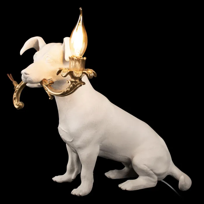Настольная лампа LOFT IT Dog 10312 White от ImperiumLoft