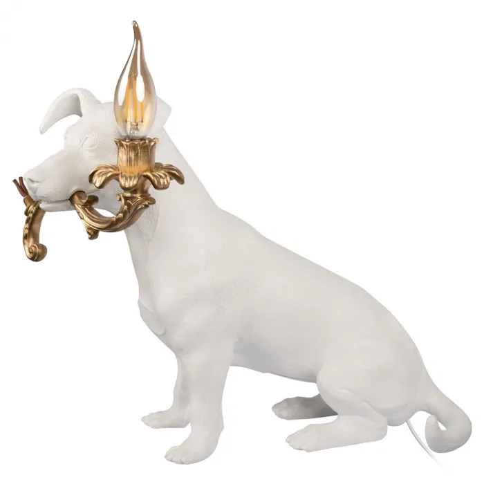 Настольная лампа LOFT IT Dog 10312 White от ImperiumLoft