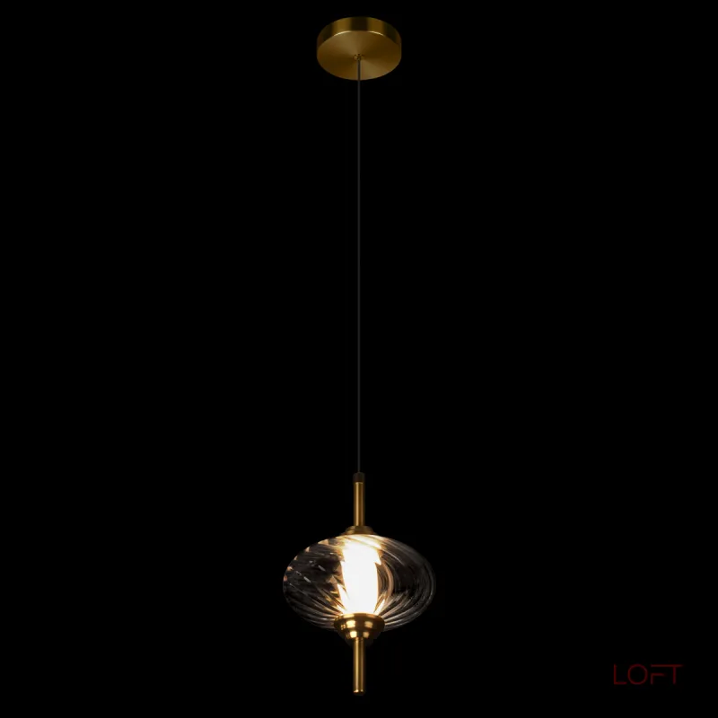 Подвесные светильники Loft it Helix 10421/C Smoke от ImperiumLoft