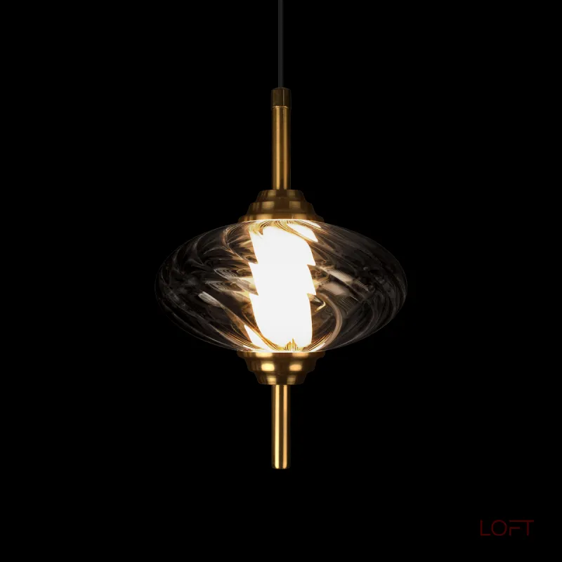 Подвесные светильники Loft it Helix 10421/C Smoke от ImperiumLoft