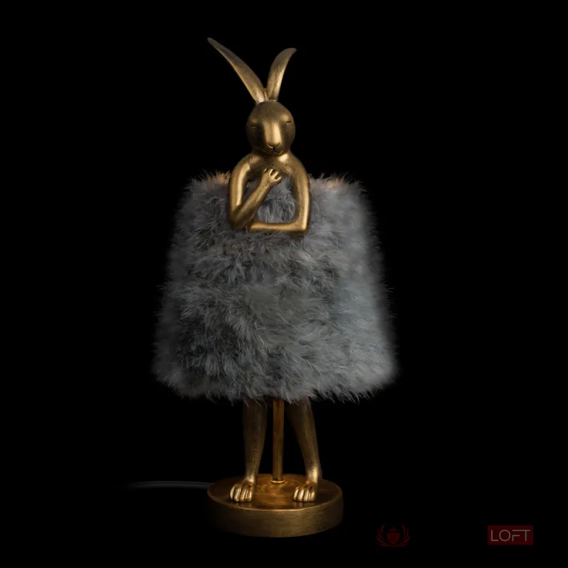 Настольная лампа LOFT IT Lapine 10315/A Grey fluff от ImperiumLoft