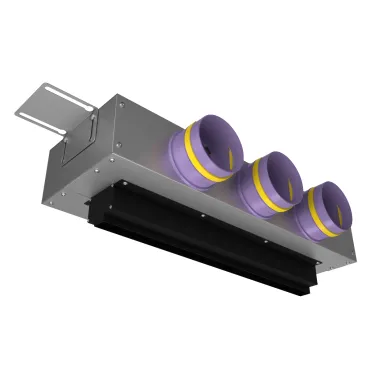 Щелевой диффузор для гипсокартона с КСД на 3 выхода Provent VPNDG 500х25/90×3 20900066
