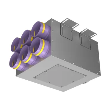 Коллектор металлический на 6 выходов Provent KV 200/90×6 20900012 Коллектор металлический на 6 выходов Provent KV 200/90×6 20900012