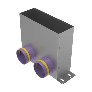 Адаптер (пленум) напольный на 2 выхода Provent VPF 300×100/90×2 20900017