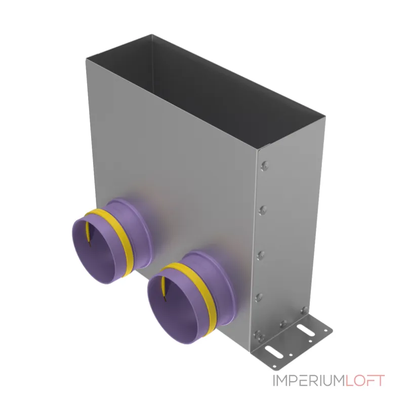 Адаптер (пленум) напольный на 2 выхода Provent VPF 300×100/90×2 20900017
