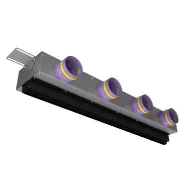 Щелевой диффузор для гипсокартона с КСД на 4 выхода Provent VPNDG 1000х25/90×4 20900067 Щелевой диффузор для гипсокартона с КСД на 4 выхода Provent VPNDG 1000х25/90×4 20900067