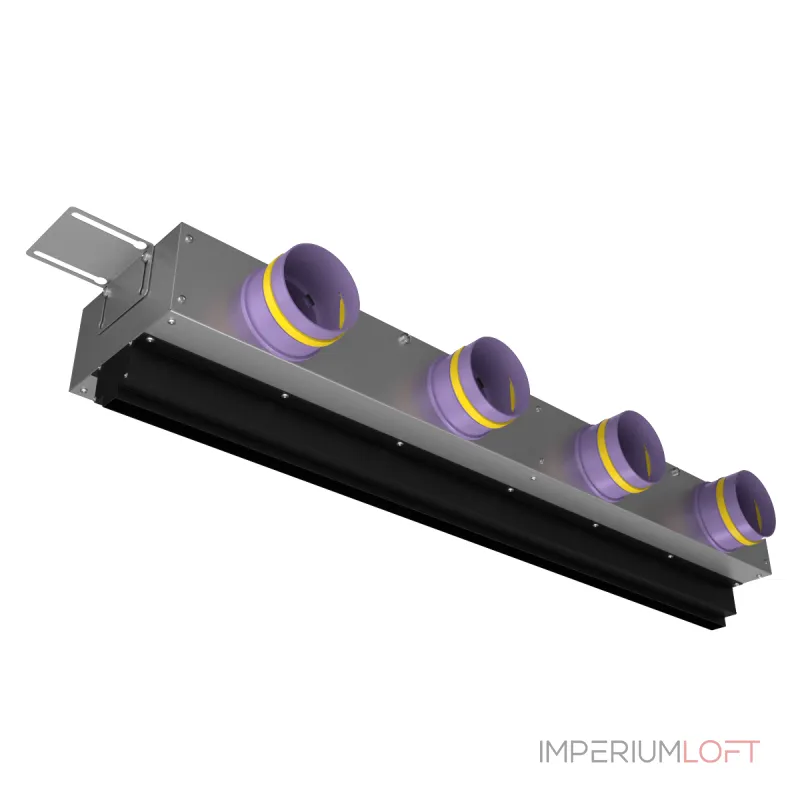 Щелевой диффузор для гипсокартона с КСД на 4 выхода Provent VPNDG 1000х25/90×4 20900067 Щелевой диффузор для гипсокартона с КСД на 4 выхода Provent VPNDG 1000х25/90×4 20900067
