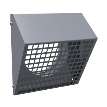 Решетка фасадная с колпаком серая (RAL 7024) Provent STF 160G 20400146