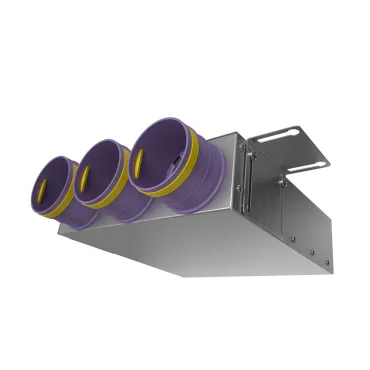 Пленум прямой прямоугольный на 3 выхода Provent VPK 300×90/75×3 20400073