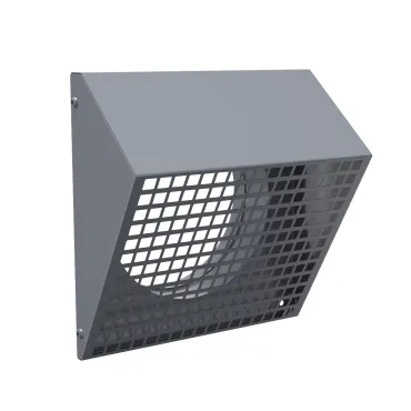 Решетка фасадная с колпаком серая (RAL 7024) Provent STF 200G 20400147