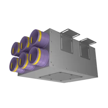 Коллектор металлический на 6 выходов Provent KV 160/75×6 20400012 Коллектор металлический на 6 выходов Provent KV 160/75×6 20400012