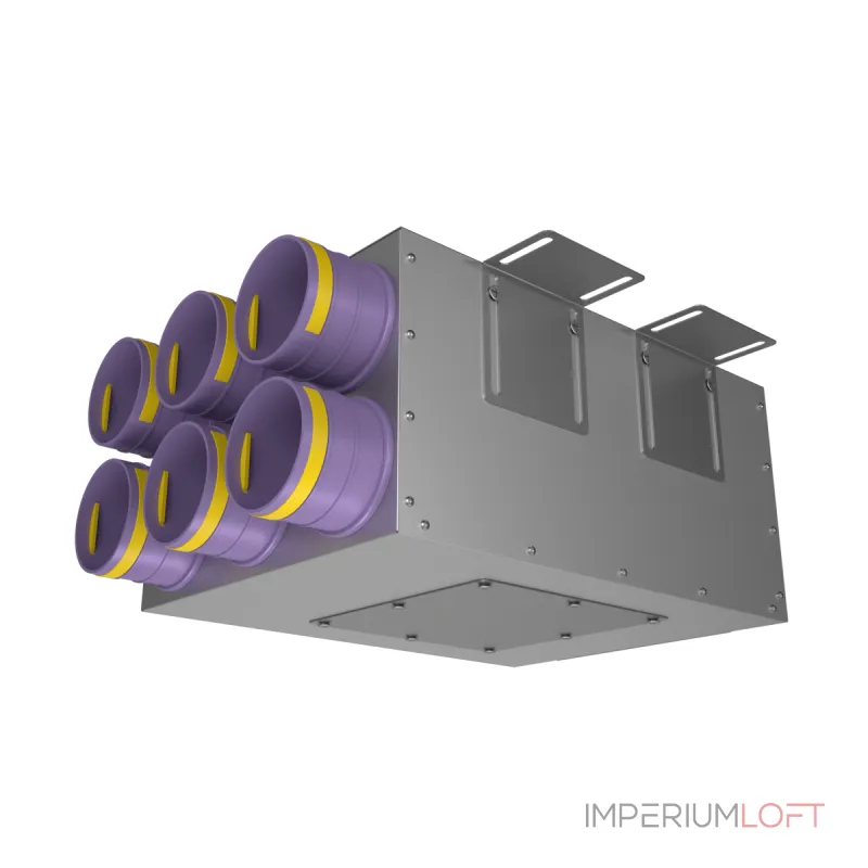 Коллектор металлический на 6 выходов Provent KV 160/75×6 20400012