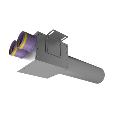 Адаптер (пленум) прямой круглый на 2 выхода (L=400) Provent VPDL 125/75×2 20400058 Адаптер (пленум) прямой круглый на 2 выхода (L=400) Provent VPDL 125/75×2 20400058