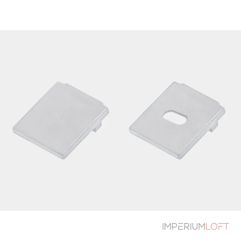 Заглушки для профиля (2 шт) LUMKER LS-12-WH-ECS