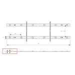 Светодиодная линейка L950 SWG PRO 4000K SMD3030 24В IP42 12.6Вт/м 12 LED/м SWG-312-24-NW4