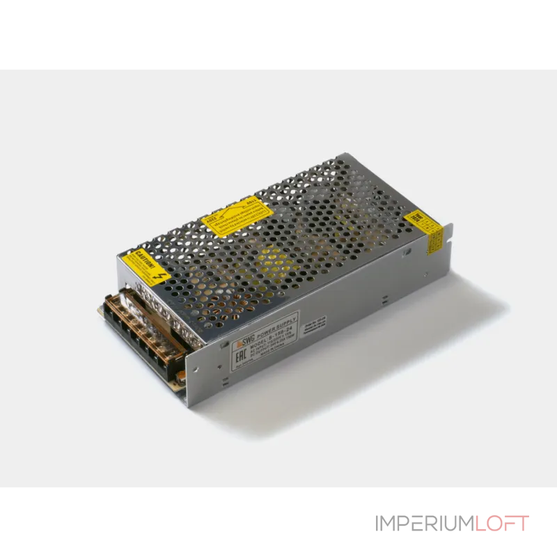 Блок питания SWG Standard IP20 для светодиодной ленты 24В 150Вт, S-150-24