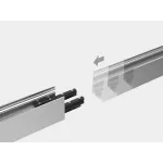 Прямой коннектор L45-180 для профиля L5570