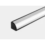 Алюминиевый профиль угловой черный SWG Standard SF-1616-BL